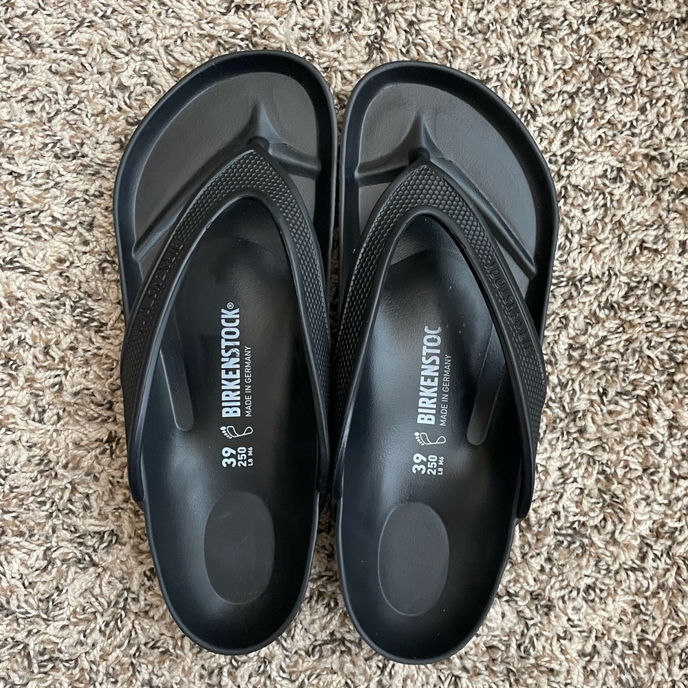 Black Birkenstock Sandals Size 39
